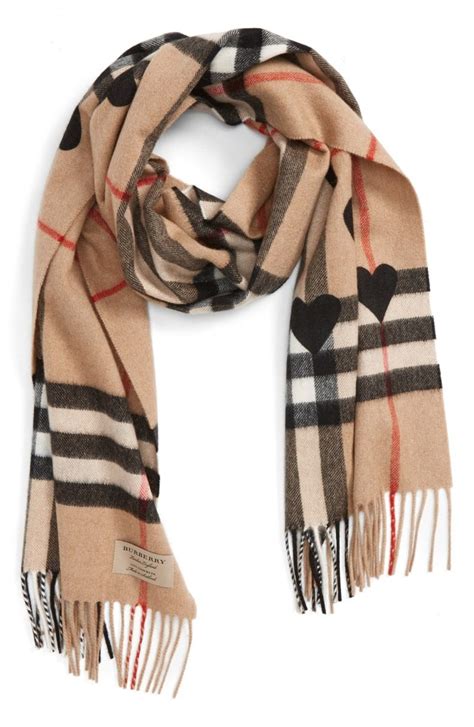 burberry scarf with red hearts|Burberry heart scarf nordstrom.